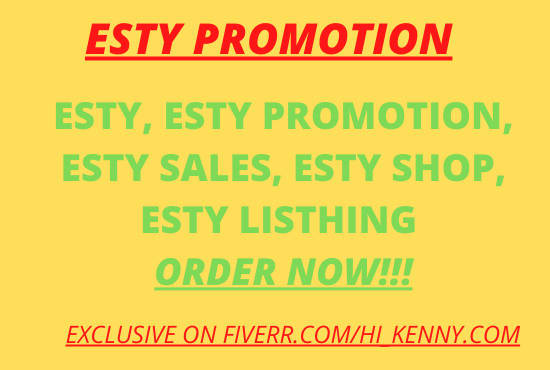 I will promotion your etsy shop, etsy traffic, etsy store