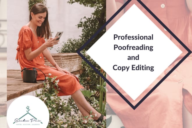 I will proofread and copyedit any document, website or blogpost