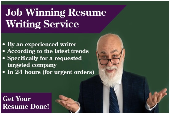 I will provide a professional resume writing services, cover letter writing