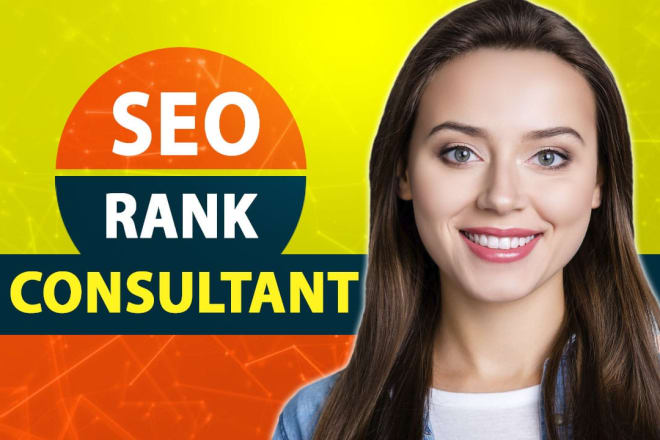 I will provide an expert SEO consultant for google ranking