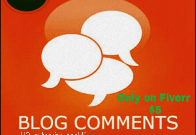 I will provide high quality blog comment backlinks