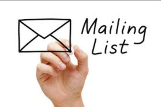 I will provide targeted email lists database