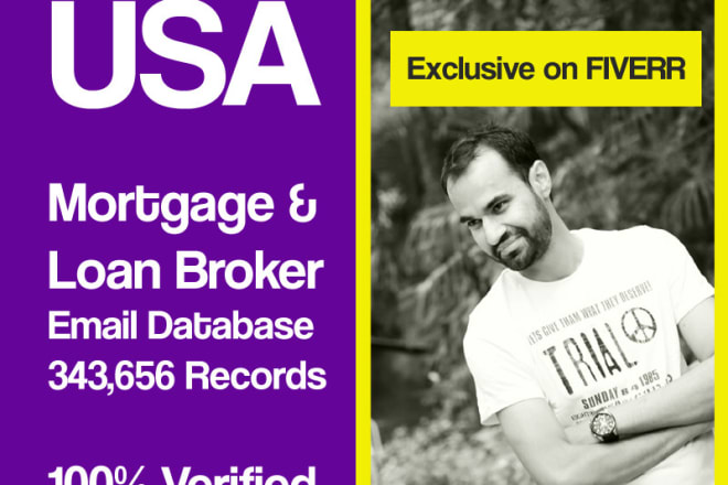 I will provide USA mortgage loan broker email database