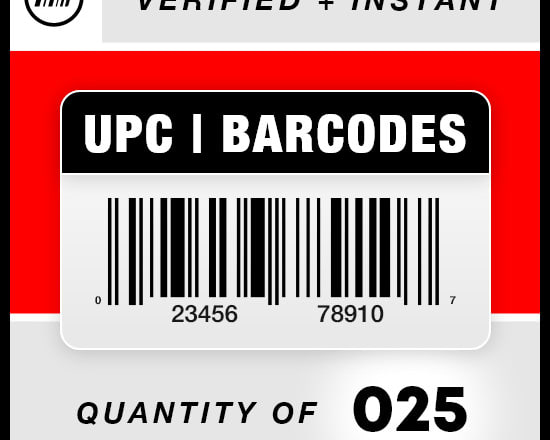 I will provide verified upc ean bar code numbers for amazon