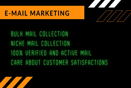 I will provide you niche targeted mail or bulk mail list