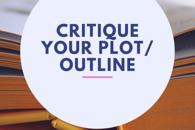 I will quickly critique your plot and outline