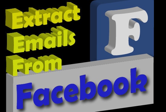 I will scrape targeted emails from social media