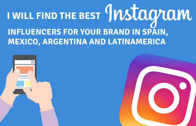 I will search for right instagram influencers in spain, mexico, argentina