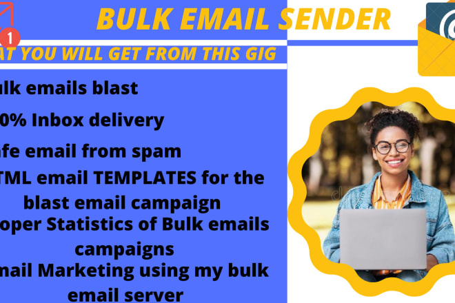 I will send bulk email, bulk email sender, email campaign