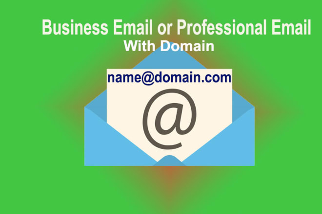 I will set up zoho mail, email with your domain