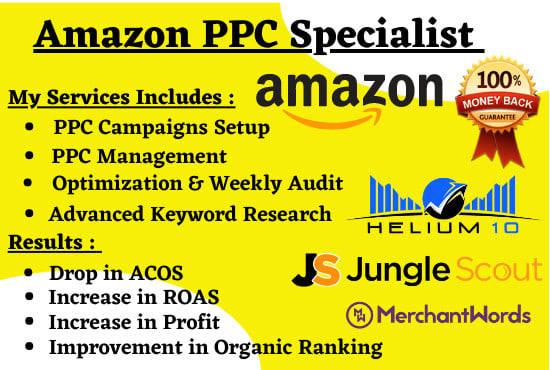 I will setup and optimize your amazon PPC campaign amazon fba PPC