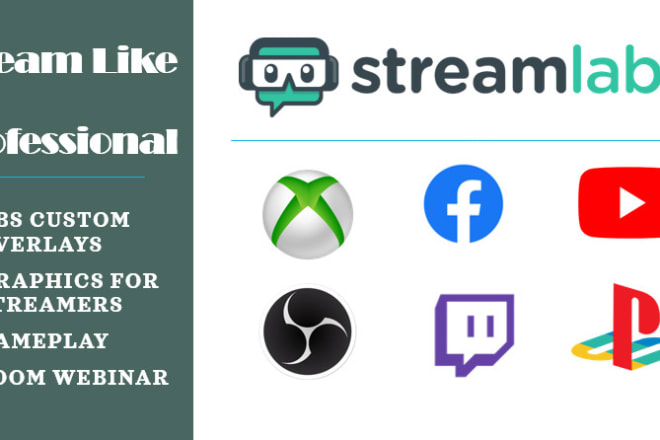 I will setup professional obs live stream or recording