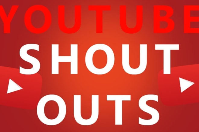 I will shoutout and advertise your youtube channel to 1m audience on social media