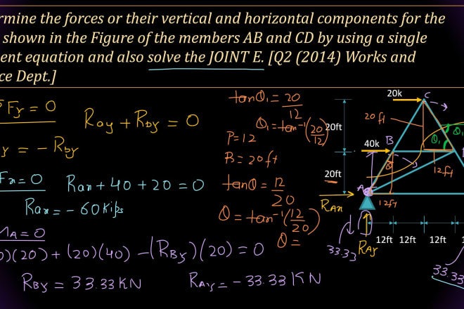 I will solve structural analysis questions for you