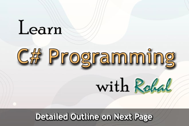 I will teach you c sharp programming from scratch