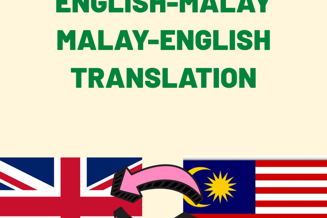 I will translate from english to malay or malay to english