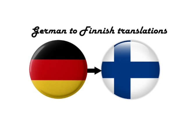 I will translate from german to finnish