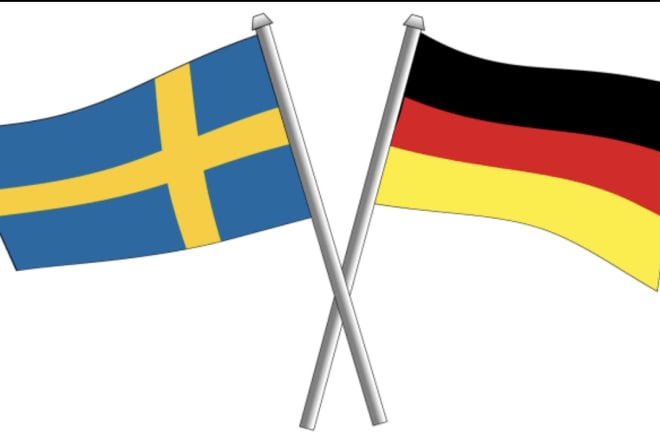 I will translate swedish to german and german to swedish manually