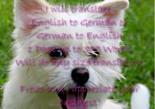 I will translate your english text to german