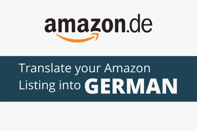 I will translate your product for amazon germany german