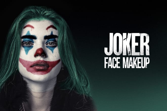 I will turn your face picture into joker face