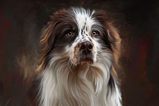 I will turn your pet portrait into an awesome oil painting