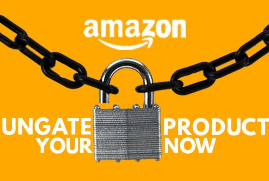 I will ungate your gated products on amazon