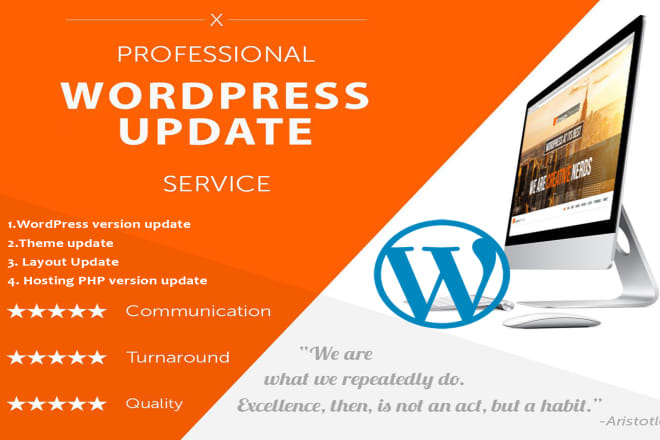 I will update, backup, clone, migrate, bugs fix wordpress website