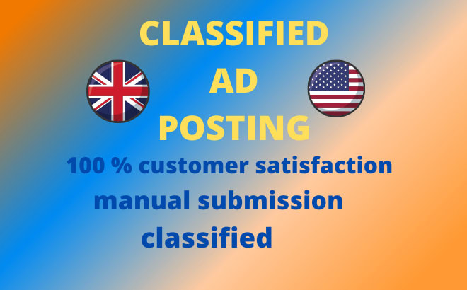 I will usa classified ad posting