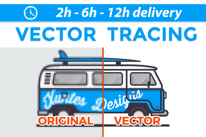 I will vector tracing logo, vectorise image, convert to vector