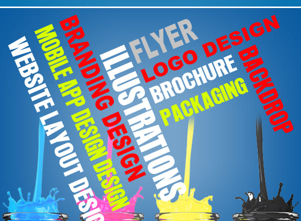 I will website layout mobile app branding logo brochure packaging backdrop flyer