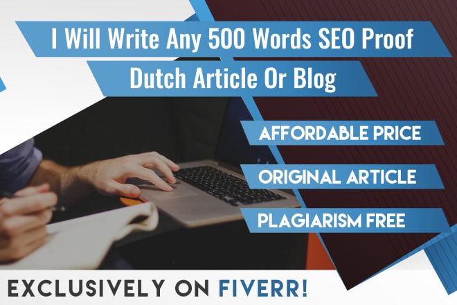 I will write a perfect SEO dutch article, text or blog