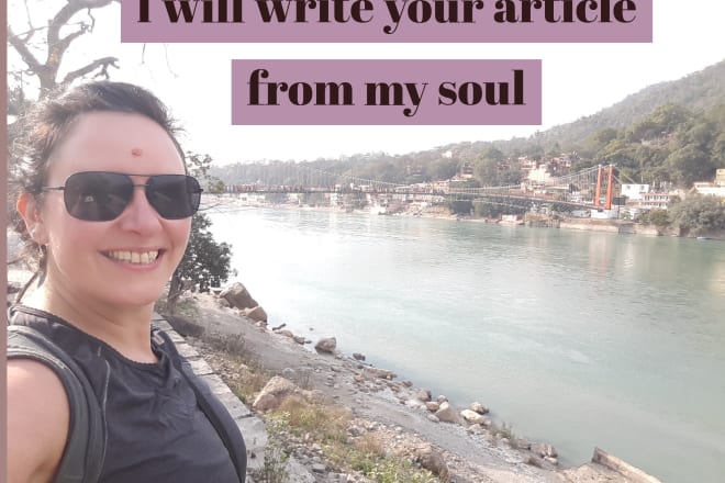 I will write content on yoga, wellbeing and spirituality for you
