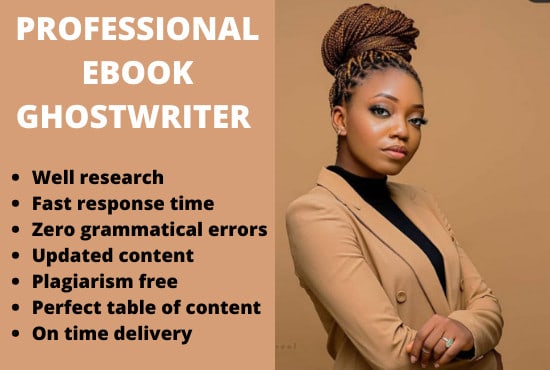 I will write ebook, be your ebook writer, ghostwriter on any topic