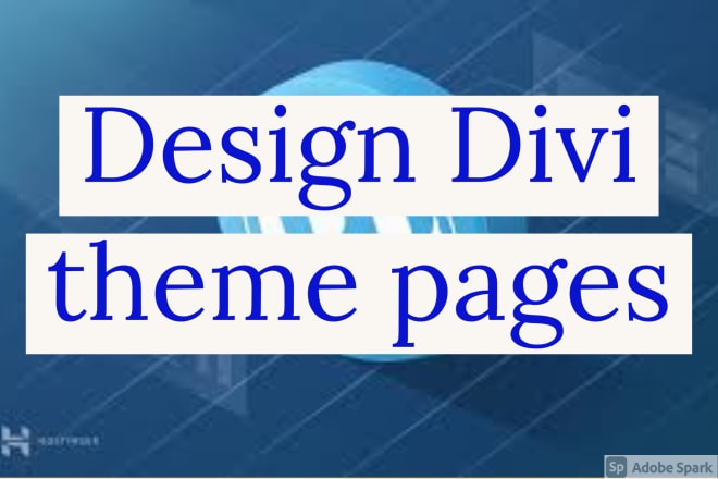 I will develop wordpress website using divi theme within 12 hours