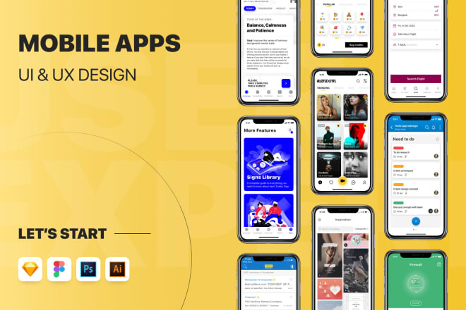 I will design a friendly UX and modern UI for your mobile app