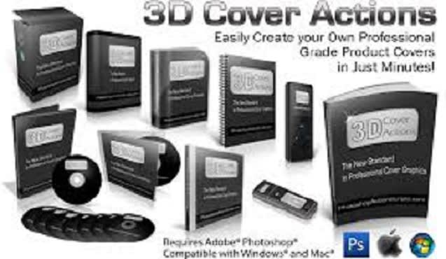 I will 40 ecover 50 ebook cd cover usb photoshop action scripts