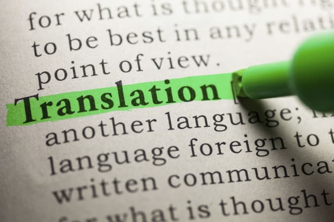 I will accurately translate arabic to english and english to arabic