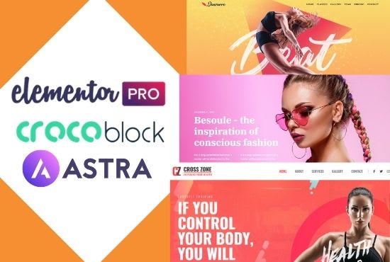 I will activate astra pro, elementor pro and crocoblock licensed lifetime