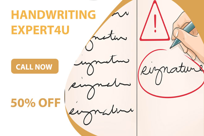 I will analyze handwriting through graphology to reveal personality