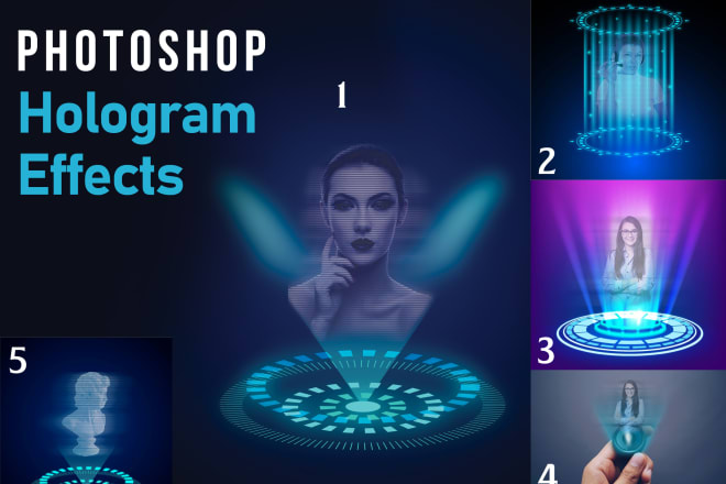 I will apply hologram and any effect to your pictures and logo