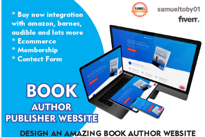 I will author website, book author website, amazing book author or blogger website
