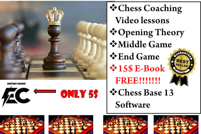 I will be give you professional chess coaching videos and database