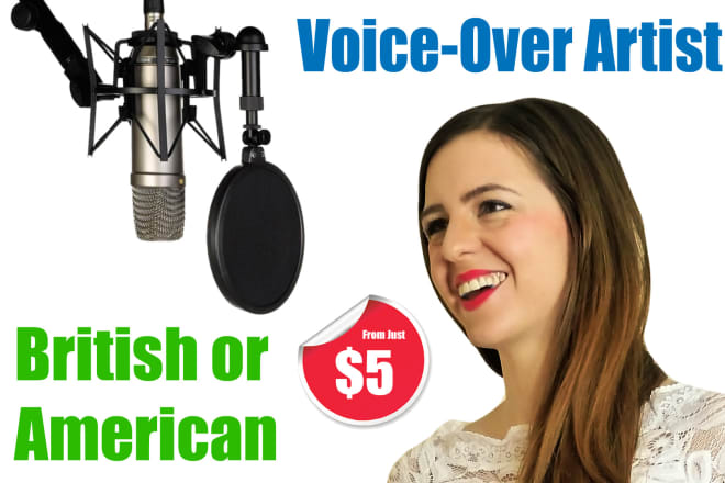 I will be your british voice over artist