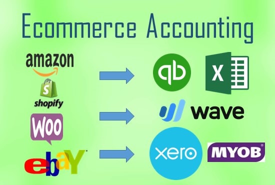 I will be your ecommerce bookkeeper by using quickbooks, xero, wave, myob, excel