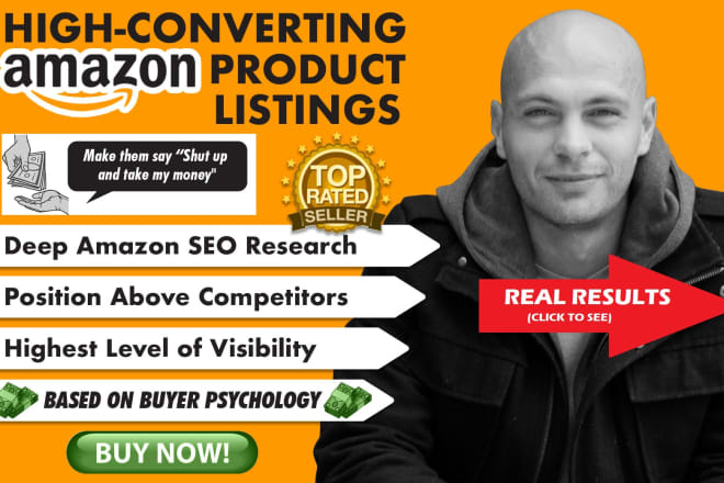 I will be your go to SEO amazon product listing writer