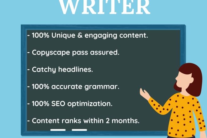 I will be your SEO content writer and article rewriter