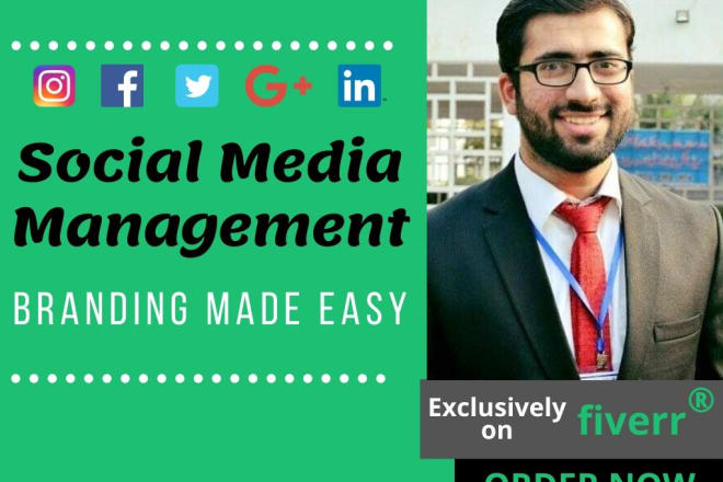 I will be your social media marketing manager and content creator