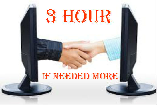 I will be your virtual assistant for 1 hour