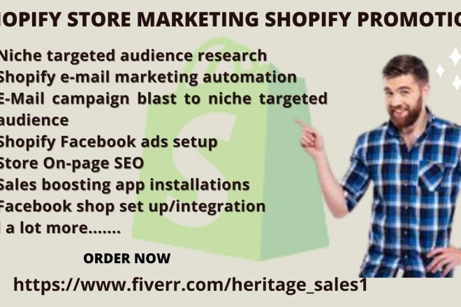 I will boost shopify sales with shopify marketing and shopify promotion to get sales